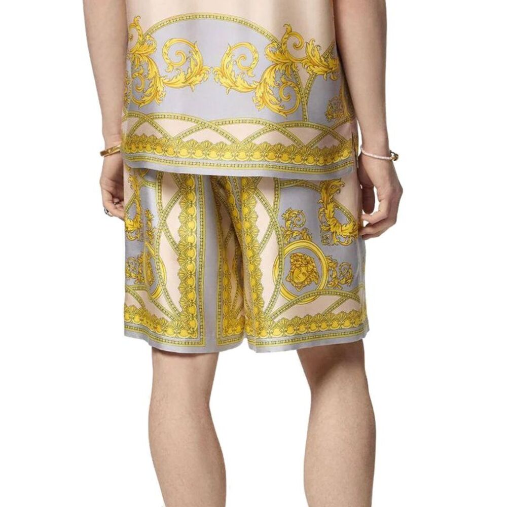 Versace La Coupe Des Dieux Silk Shorts Men - Picture 3 of 3